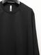ATTACHMENT�������å�����/COTTON DOUBLE FACE SLIM FIT L/S TEE/BLACK