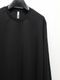 ATTACHMENT�������å�����/COTTON DOUBLE FACE SLIM FIT L/S TEE/BLACK