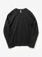 (ͽ���ʡ�7��8������ͽ��/ATTACHMENT�������å�����/COTTON DOUBLE FACE SLIM FIT L/S TEE/BLACK