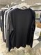 (ͽ���ʡ�7��8������ͽ��/ATTACHMENT�������å�����/COTTON DOUBLE FACE SLIM FIT L/S TEE/BLACK