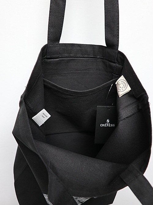 (ͽ���ʡ�6��7������ͽ��/THE ONENESS�������ͥ�/Organic Cotton Charity Tote Bag/Black
