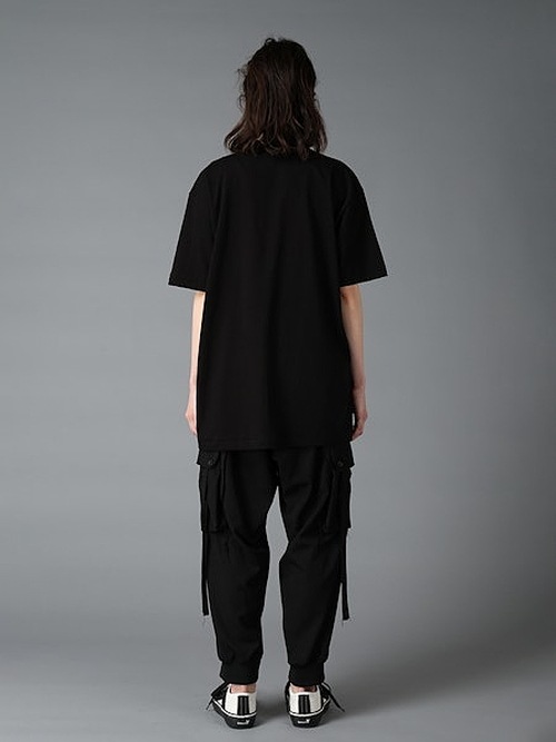 Ground Y�����饦��ɥ磻/20/ COTTON JERSEY RED DAHLIA/BLACK
