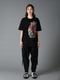 Ground Y�����饦��ɥ磻/20/ COTTON JERSEY RED DAHLIA/BLACK