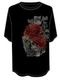 Ground Y�����饦��ɥ磻/20/ COTTON JERSEY RED DAHLIA/BLACK