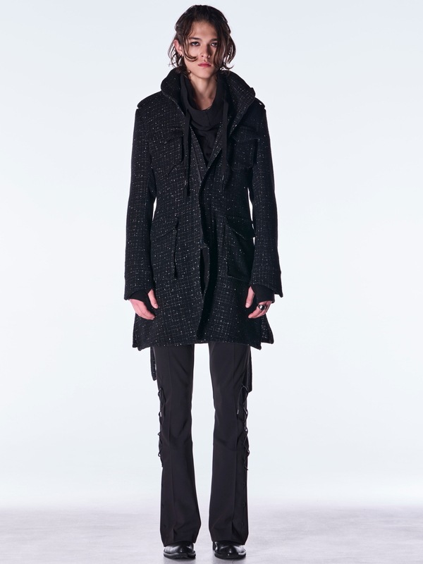 (ͽ���ʡ�11������12������ͽ��/kiryuyrik������奦����奦/Tweed Long-M65/Black