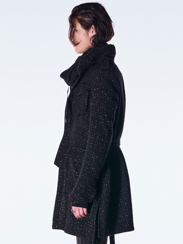 (ͽ���ʡ�11������12������ͽ��/kiryuyrik������奦����奦/Tweed Long-M65/Black