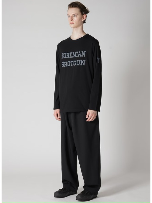Yohji Yamamoto襦ޥ/30/- JERSEY PIGMENT PT LONG S PT B/BLACK.