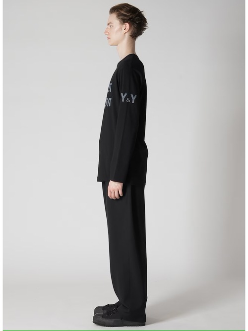 Yohji Yamamoto襦ޥ/30/- JERSEY PIGMENT PT LONG S PT B/BLACK.
