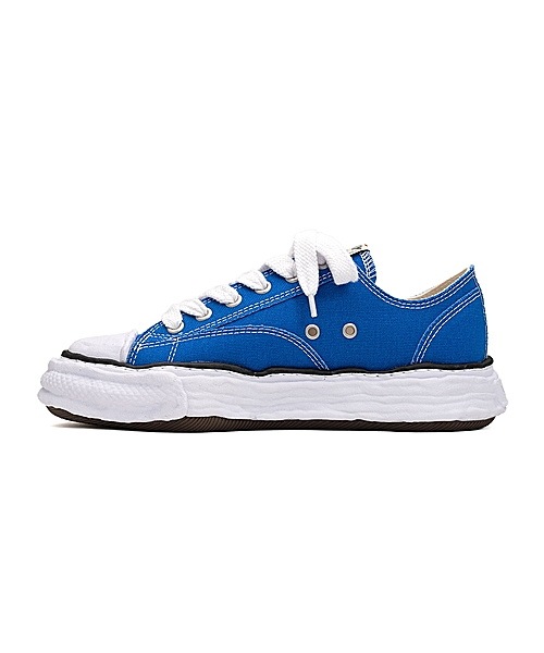 �㴰���Maison MIHARA YASUHIRO�� PETERSON 23 low original sole canvas Low-Top sneakersr/BLUE