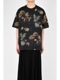 LAD MUSICIANå ߥ塼/30/2 T-CLOTH ROSE+CAT BIG T/BLACK BEIGE