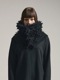 (ͽ)79ͽ/nude:masahiko maruyama ̡:ޥҥޥ/3GG Long Pile Knit SNOOD/Black