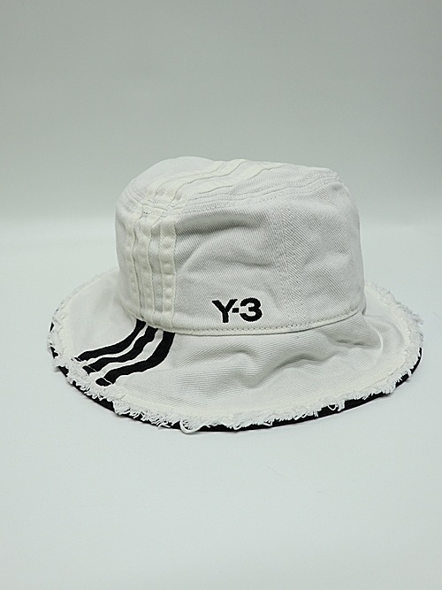 Y-3���磻���꡼/Y-3 STRIPES HAT/OWHITE
