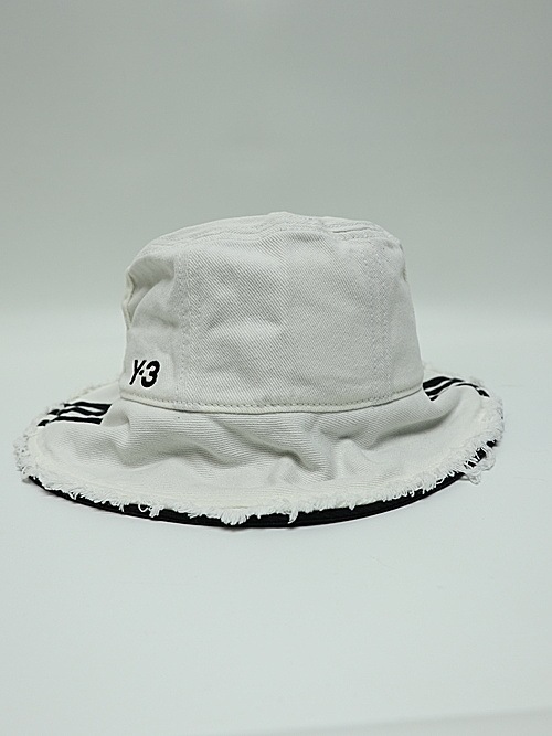 Y-3���磻���꡼/Y-3 STRIPES HAT/OWHITE