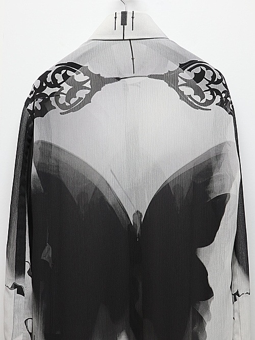 (ͽ���ʡ�6��7������ͽ��/kiryuyrik������奦����奦/Decorative YOURYU Shirt/Black&Gray