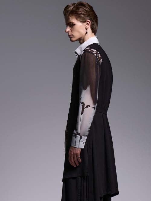 (ͽ���ʡ�6��7������ͽ��/kiryuyrik������奦����奦/Decorative YOURYU Shirt/Black&Gray