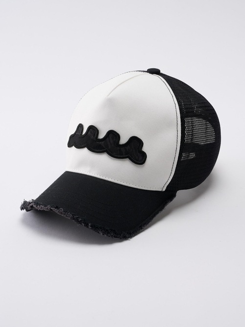 (ͽ���ʡ�5��6������ͽ��/wjk�����֥른��������/muta ����ܥ졼����� wave cut-off mesh cap/black �� white