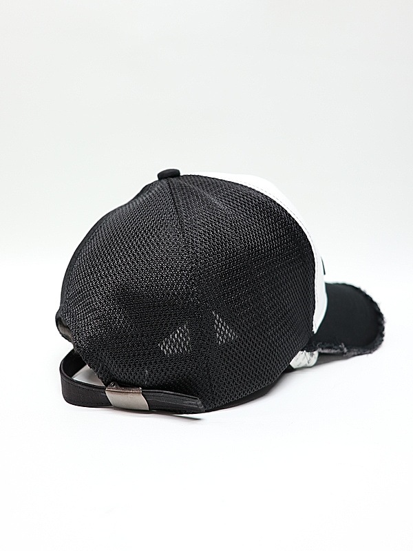 �㴰���wjk�����֥른��������/muta ����ܥ졼����� wave cut-off mesh cap/black �� white