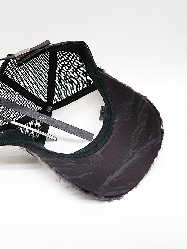 �㴰���wjk�����֥른��������/muta ����ܥ졼����� wave cut-off mesh cap/black �� white