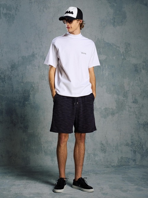 (ͽ���ʡ�5��6������ͽ��/wjk�����֥른��������/muta ����ܥ졼����� wave cut-off mesh cap/black �� white