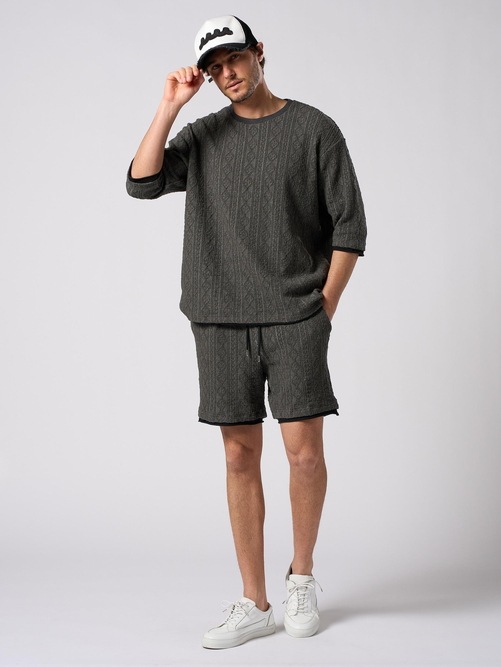 (ͽ���ʡ�5��6������ͽ��/wjk�����֥른��������/muta ����ܥ졼����� wave cut-off mesh cap/black �� white