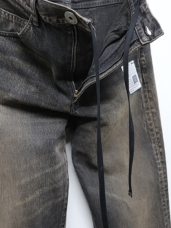 Maison MIHARA YASUHIRO���᥾�� �ߥϥ�䥹�ҥ�/13OZ HEAVY FLARE TAPERED JEANS/BLACK