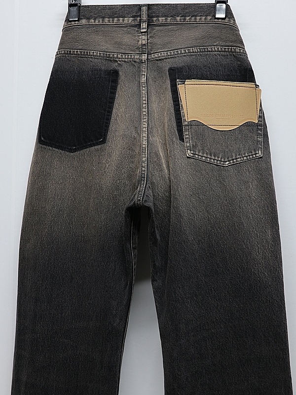 Maison MIHARA YASUHIRO���᥾�� �ߥϥ�䥹�ҥ�/13OZ HEAVY FLARE TAPERED JEANS/BLACK