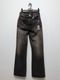 Maison MIHARA YASUHIRO���᥾�� �ߥϥ�䥹�ҥ�/13OZ HEAVY FLARE TAPERED JEANS/BLACK