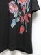 �㴰���Ground Y�����饦��ɥ磻/20/ COTTON JERSEY ROSE AND TULIP/BLACK