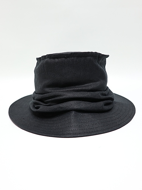Yohji Yamamoto���襦����ޥ��/40/1��ͥ�ĥ��롡�ɥ졼�ץϥå�/BLACK