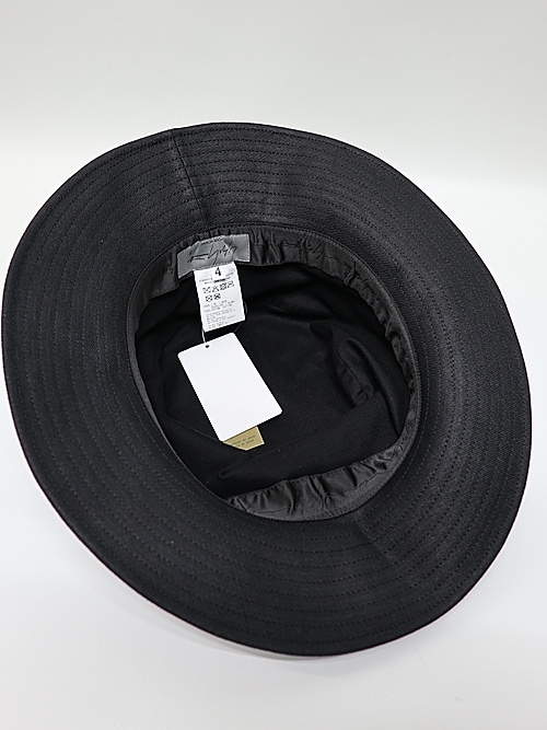 Yohji Yamamoto���襦����ޥ��/40/1��ͥ�ĥ��롡�ɥ졼�ץϥå�/BLACK