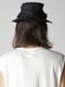 �㴰���Yohji Yamamoto���襦����ޥ��/40/1��ͥ�ĥ��롡�ɥ졼�ץϥå�/BLACK