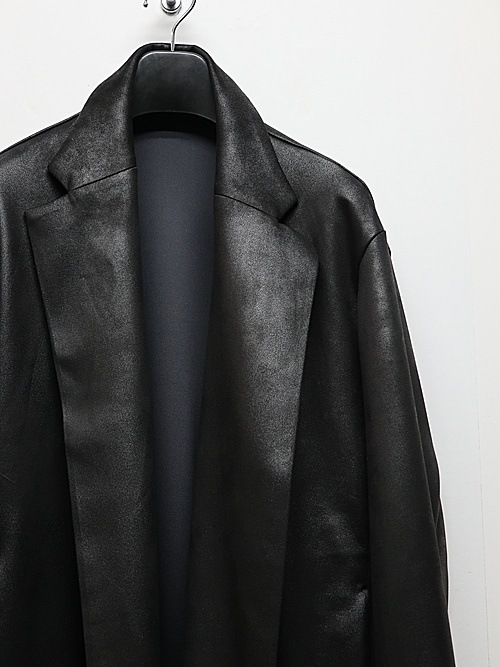 LAD MUSICIAN����å� �ߥ塼�������/STRETCH FAUX LEATHER JERSEY LJK/BLACK