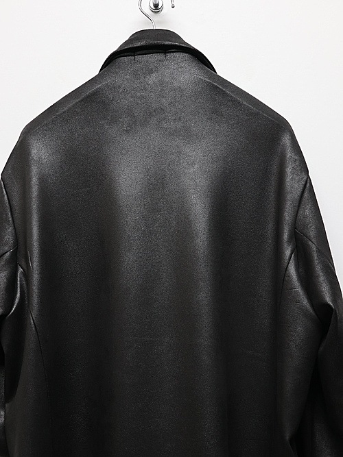 LAD MUSICIAN����å� �ߥ塼�������/STRETCH FAUX LEATHER JERSEY LJK/BLACK