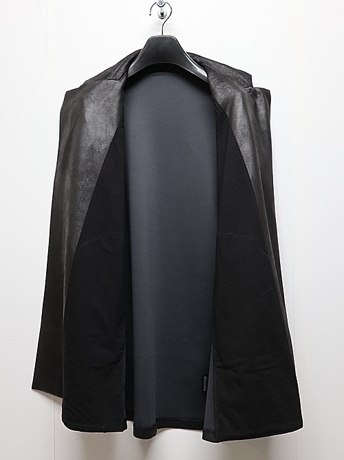 LAD MUSICIAN����å� �ߥ塼�������/STRETCH FAUX LEATHER JERSEY LJK/BLACK