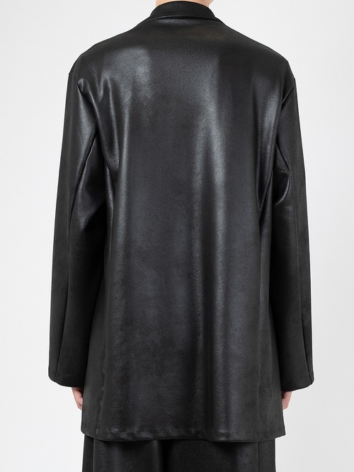 LAD MUSICIAN����å� �ߥ塼�������/STRETCH FAUX LEATHER JERSEY LJK/BLACK