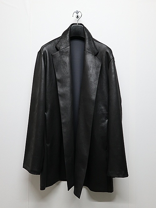 LAD MUSICIAN����å� �ߥ塼�������/STRETCH FAUX LEATHER JERSEY LJK/BLACK