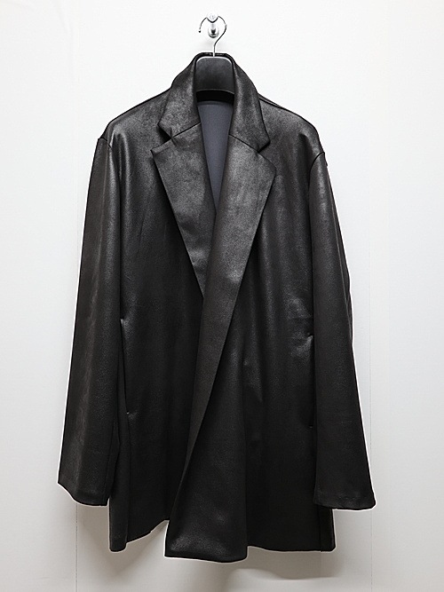 LAD MUSICIAN����å� �ߥ塼�������/STRETCH FAUX LEATHER JERSEY LJK/BLACK