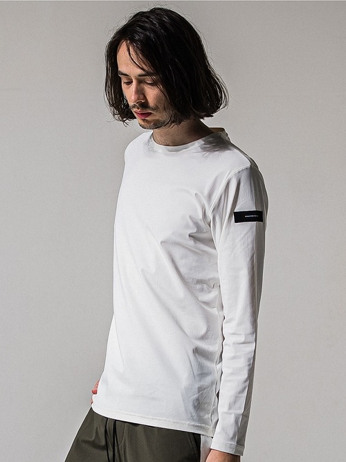 (ͽ���ʡ�3��4������ͽ��/39TH RESOUND CLOTHING���ꥵ����ɥ���������/LOOSE FIT nylon longsleave Tee/WHITE