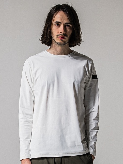 (ͽ���ʡ�3��4������ͽ��/39TH RESOUND CLOTHING���ꥵ����ɥ���������/LOOSE FIT nylon longsleave Tee/WHITE