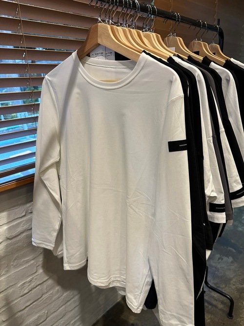 (ͽ���ʡ�3��4������ͽ��/39TH RESOUND CLOTHING���ꥵ����ɥ���������/LOOSE FIT nylon longsleave Tee/WHITE