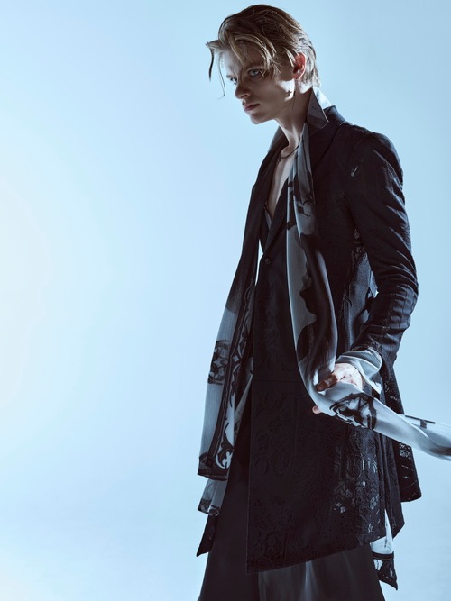 (ͽ���ʡ�6��7������ͽ��/kiryuyrik������奦����奦/Decorative YOURYU Stoal/Black&Gray