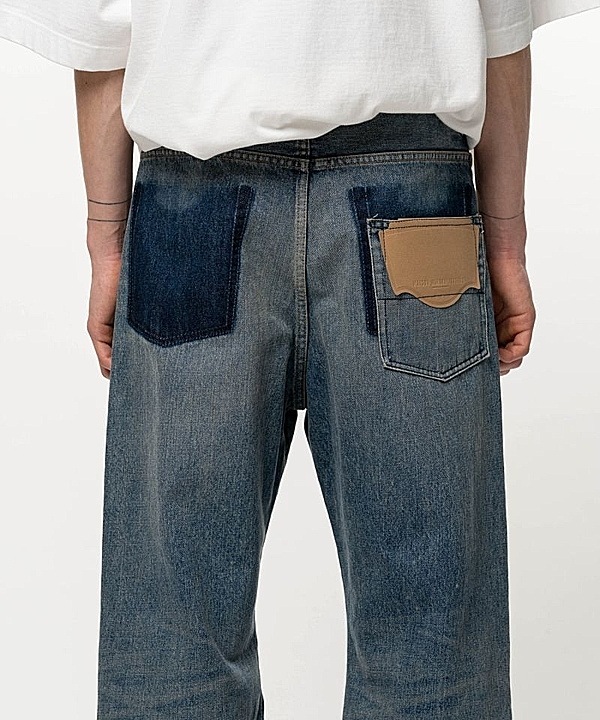 Maison MIHARA YASUHIRO���᥾�� �ߥϥ�䥹�ҥ�/13OZ HEAVY FLARE TAPERED JEANS/INDIGO