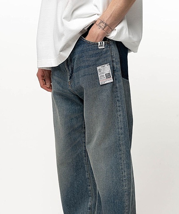 Maison MIHARA YASUHIRO���᥾�� �ߥϥ�䥹�ҥ�/13OZ HEAVY FLARE TAPERED JEANS/INDIGO