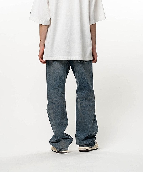 Maison MIHARA YASUHIRO���᥾�� �ߥϥ�䥹�ҥ�/13OZ HEAVY FLARE TAPERED JEANS/INDIGO