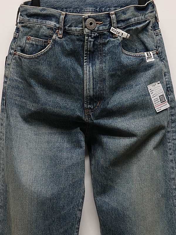 Maison MIHARA YASUHIRO���᥾�� �ߥϥ�䥹�ҥ�/13OZ HEAVY FLARE TAPERED JEANS/INDIGO
