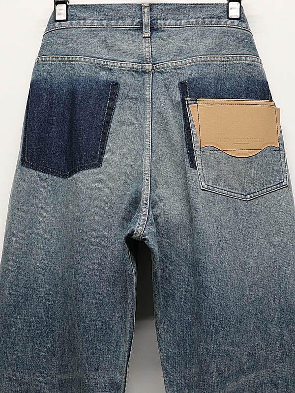 Maison MIHARA YASUHIRO���᥾�� �ߥϥ�䥹�ҥ�/13OZ HEAVY FLARE TAPERED JEANS/INDIGO