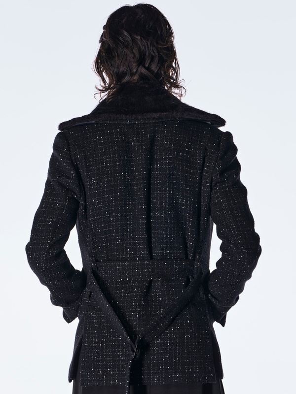 (ͽ���ʡ�11������12������ͽ��/kiryuyrik������奦����奦/Tweed Safari Blouson/Black