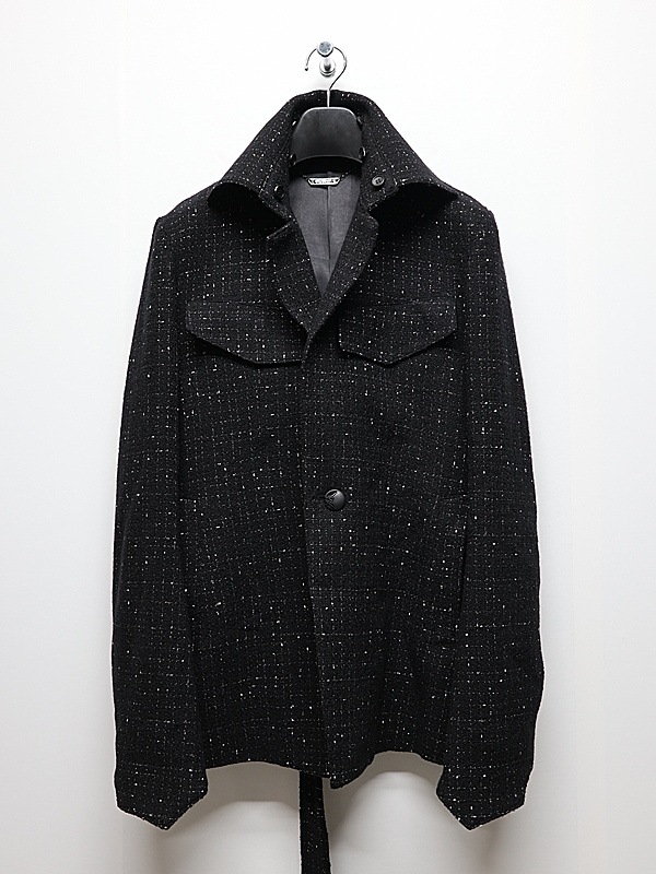 (ͽ���ʡ�11������12������ͽ��/kiryuyrik������奦����奦/Tweed Safari Blouson/Black