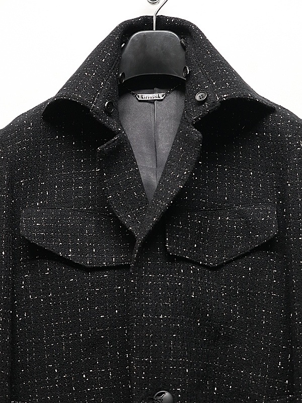 (ͽ���ʡ�11������12������ͽ��/kiryuyrik������奦����奦/Tweed Safari Blouson/Black