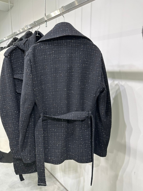 (ͽ���ʡ�11������12������ͽ��/kiryuyrik������奦����奦/Tweed Safari Blouson/Black